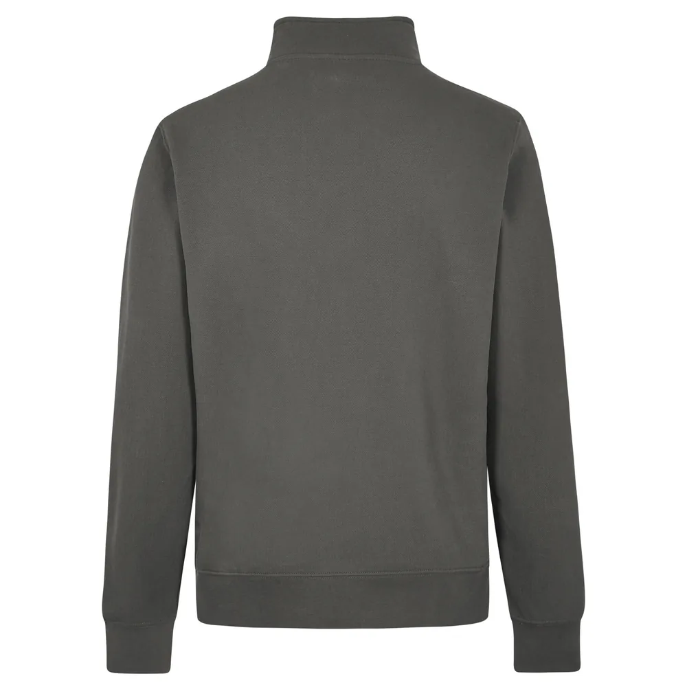 Regular Fit 1/4 Zip Pique Sweatshirt – Image 3