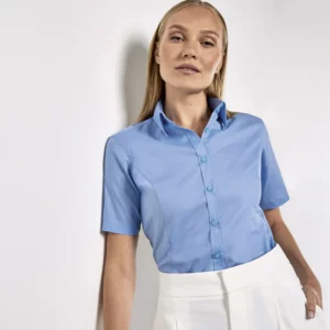 Women´s Tailored Fit Business Shirt Short Sleeve