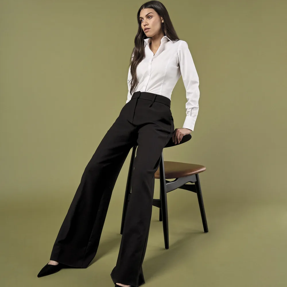 Women´s Tailored Fit Business Shirt Long Sleeve