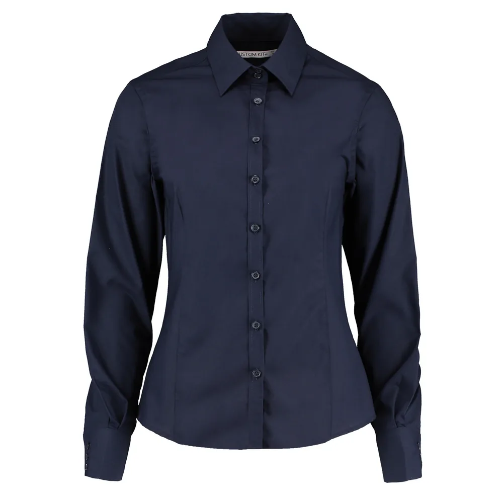 Women´s Tailored Fit Business Shirt Long Sleeve – Image 2