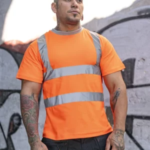 Heavy Duty Polycotton Hi-Vis T-Shirt Barcelona
