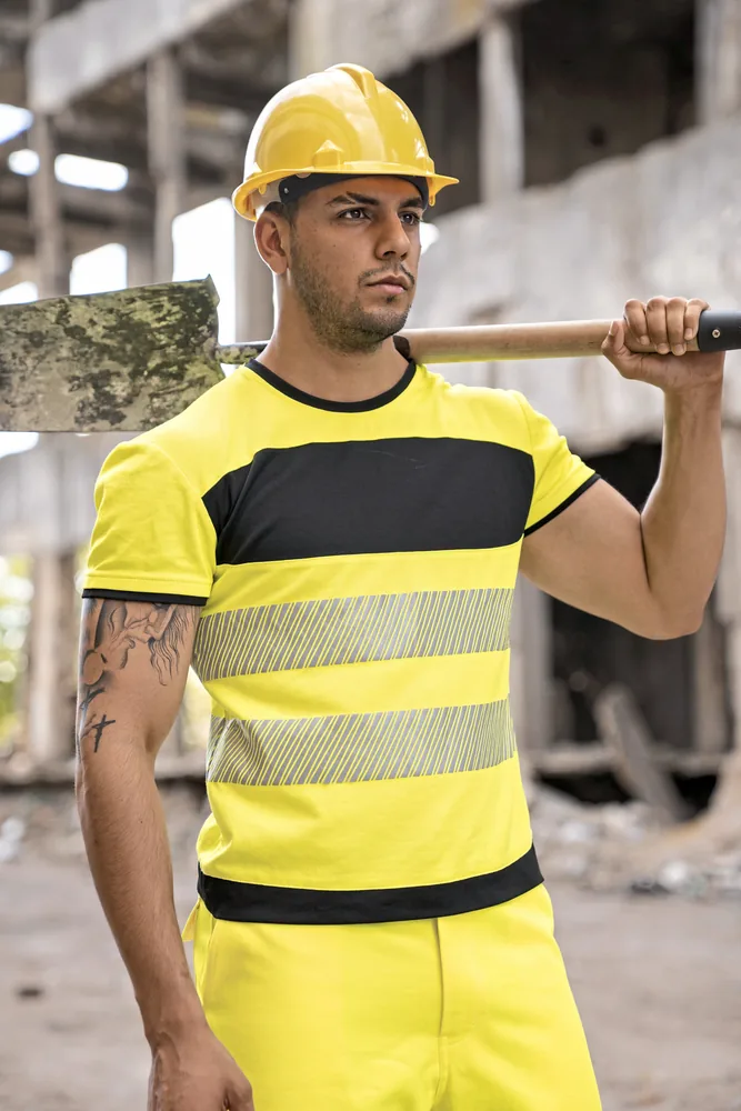 EOS Hi-Vis Workwear T-Shirt With Printing Area