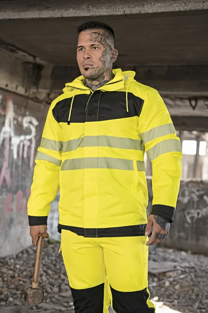 EOS Hi-Vis Workwear Parka With Printing Area