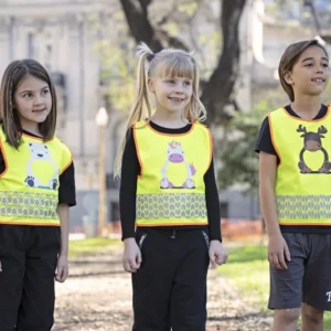 Children's Safety Vest Funtastic Wildlife CO² Neutral