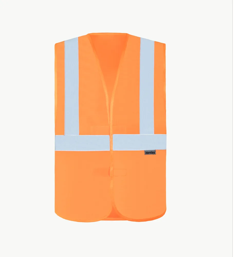 Hi-Vis Safety Vest With 3 Reflective Stripes Bremen – Image 4