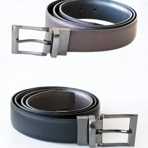 Elegant Two-Color Reversible Belt Schaffhausen