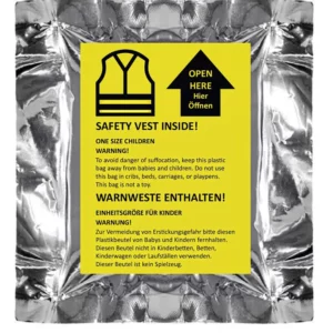 Children´s Safety vest in mini vacuum packaging “Billund”