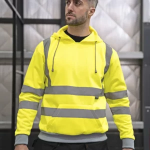 Hi-Vis Workwear Hoody Cork