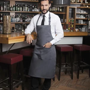 Bib Apron Basic With Pocket And Buckle