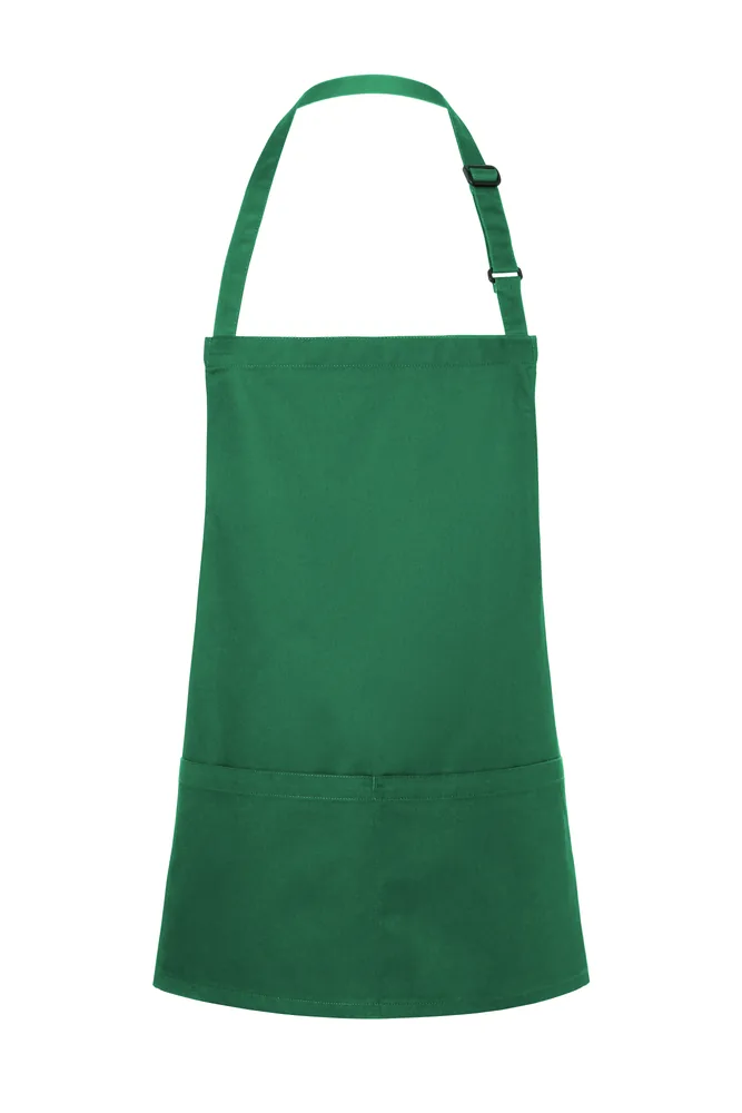 Short Bib Apron Basic With Buckle And Pocket – Image 2