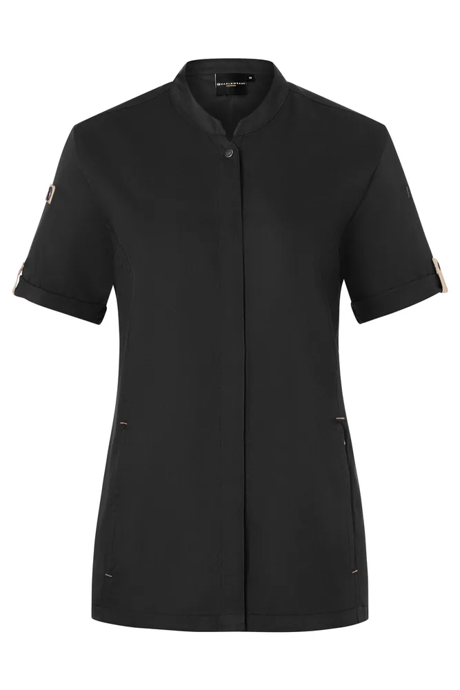 Ladies Chefs Jacket Green-Generation Short Sleeve – Image 2