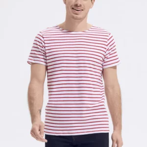 Men´s Round Neck Striped T-Shirt Miles