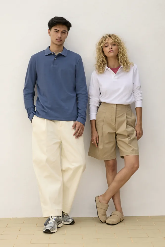 Unisex Pacific Polo Shirt Longsleeve