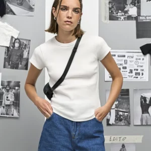 Women´s Ribbed T-Shirt Sara