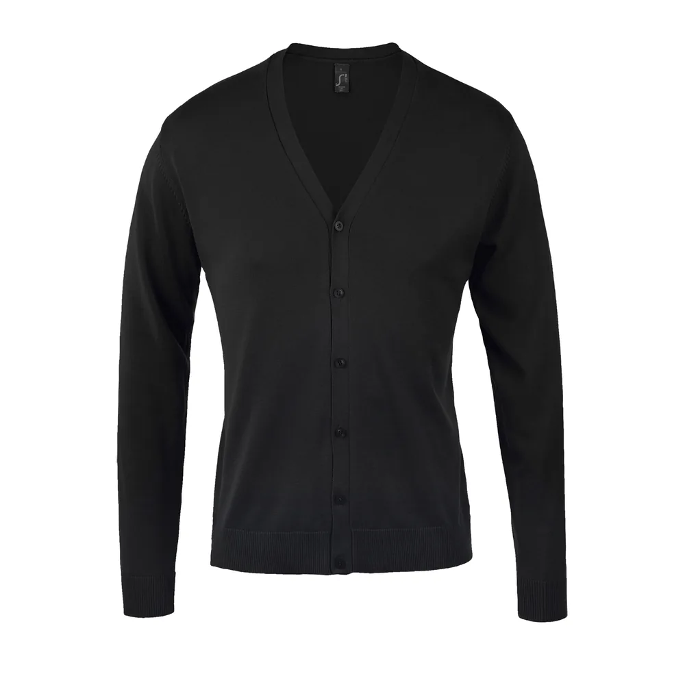Men´s Golden V-Neck Knitted Cardigan – Image 2