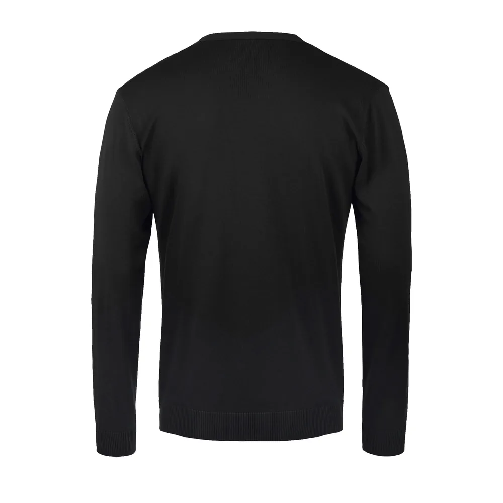 Men´s Golden V-Neck Knitted Cardigan – Image 3