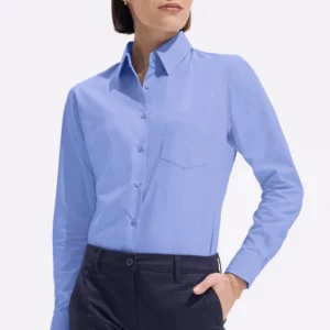 Popeline-Blouse Executive Long Sleeve
