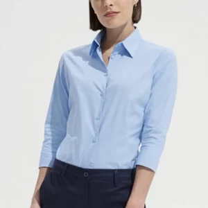 Women´s Stretch-3/4-Sleeve Blouse Effect