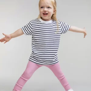 Short Sleeved Stripe T Shirt