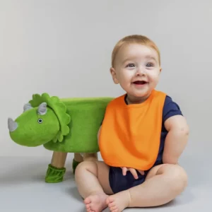Plain And Contrast Bib