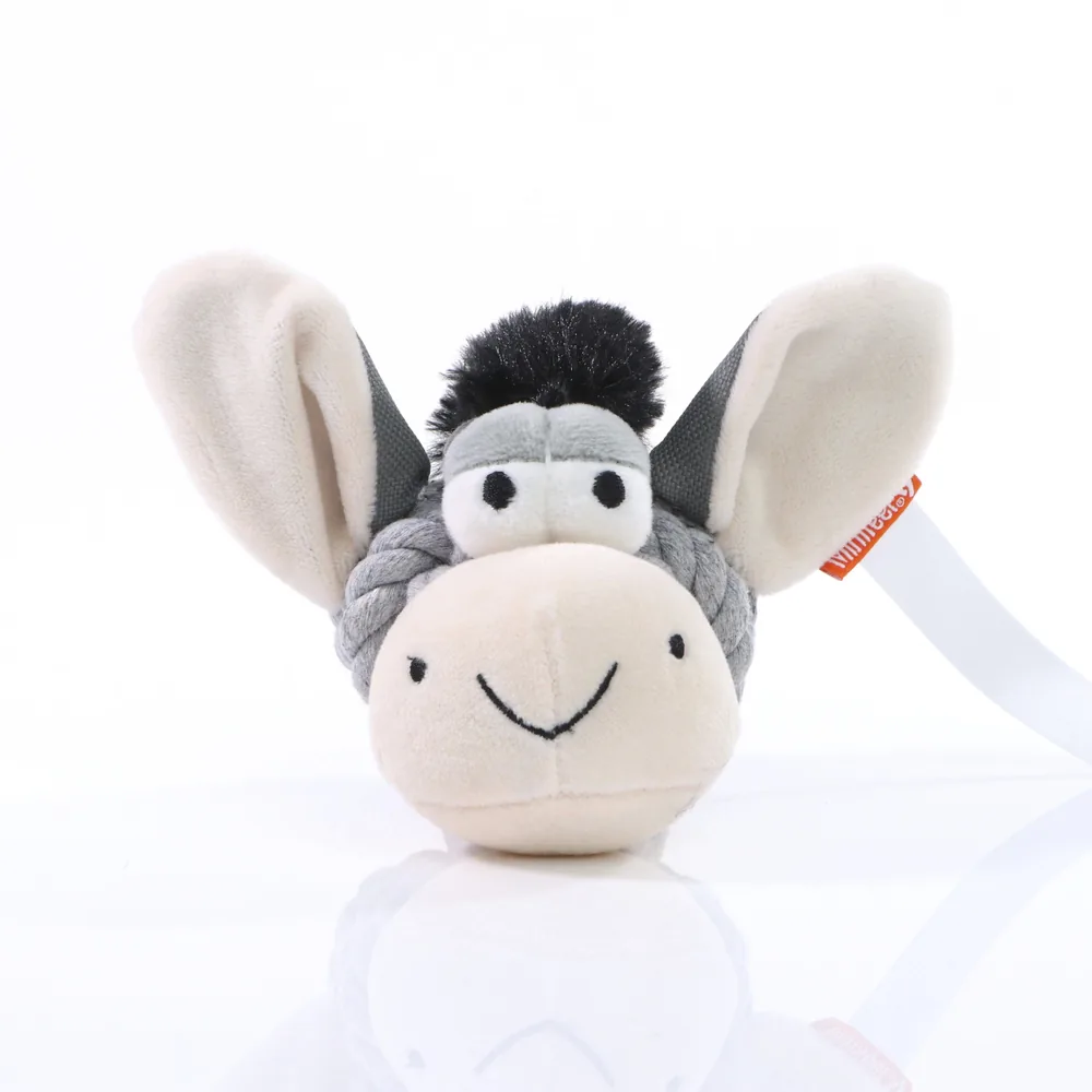 MiniFeet® Dog Toy Knotted Animal Donkey