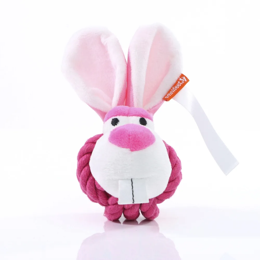 MiniFeet® Dog Toy Knotted Animal Rabbit – Image 2