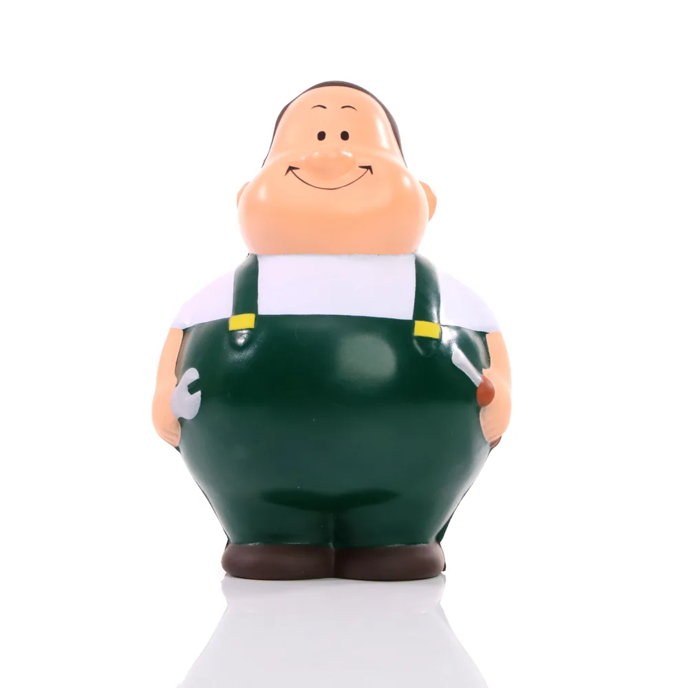 SQUEEZIES® Worker Bert®, Green – Image 2