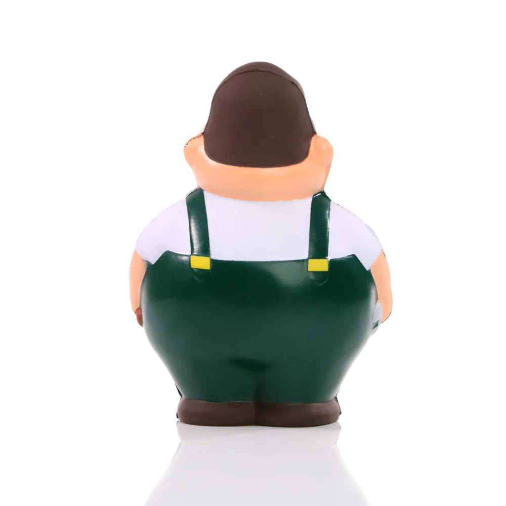 SQUEEZIES® Worker Bert®, Green – Image 3