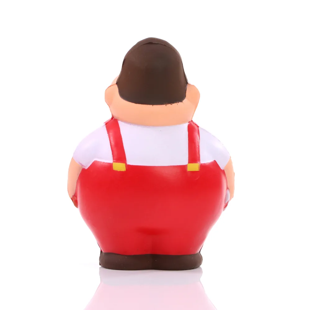 SQUEEZIES® Worker Bert®, Red – Image 3