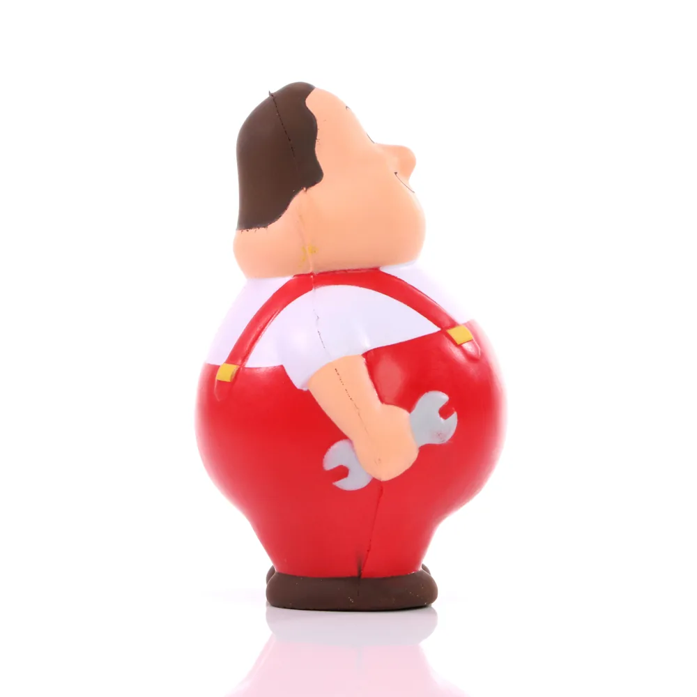 SQUEEZIES® Worker Bert®, Red – Image 5