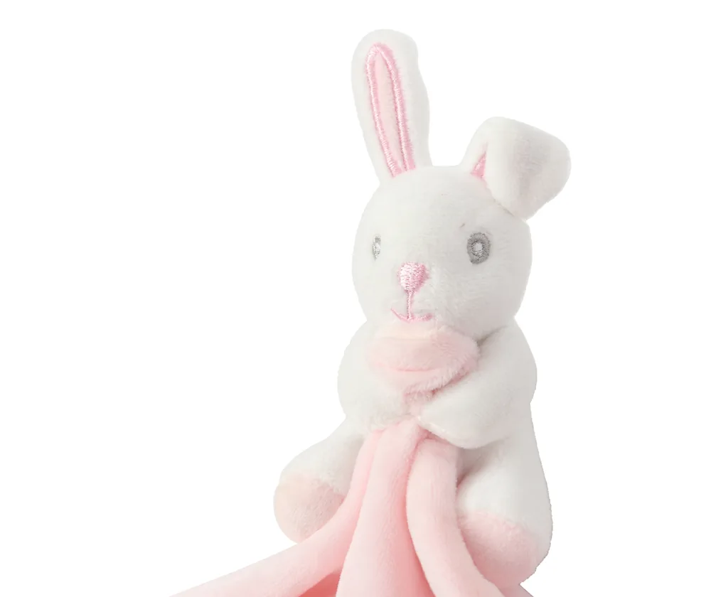 Baby Animal Comforter With Rattle – Image 4