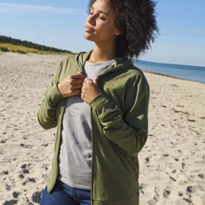 Unisex Jersey Hoodie With Zip