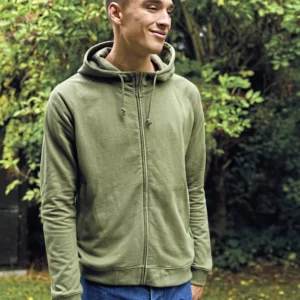 Unisex Hoodie With Hidden Zip