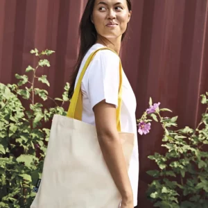 Twill Bag With Contrast Handles