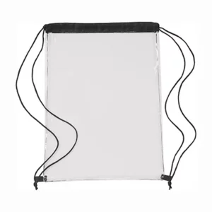 Transparent PVC Drawstring Backpack