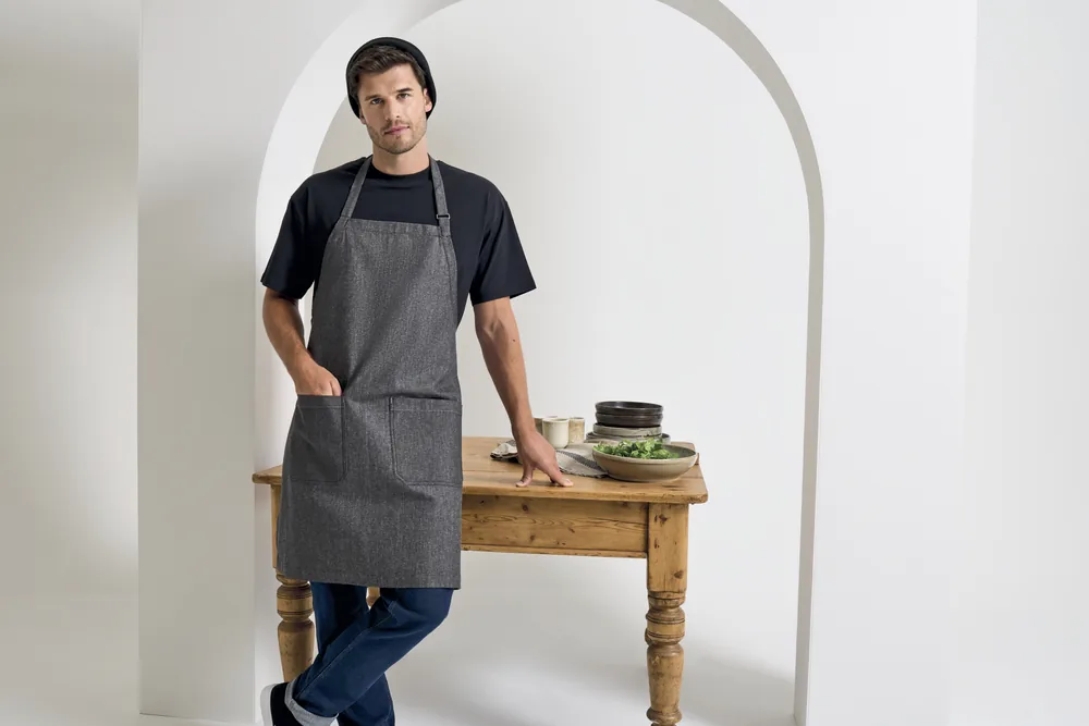 Organic Denim Fairtrade Bib Apron