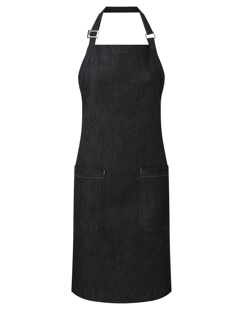 Organic Denim Fairtrade Bib Apron – Image 2