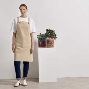 Cross Back Barista Bib Apron