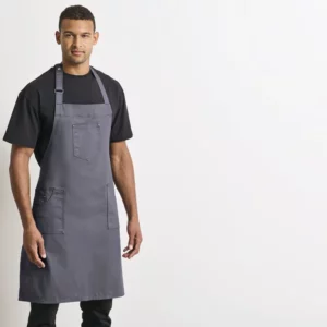 Cotton Chino Bib Apron