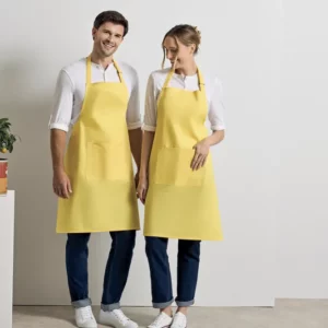 Colours Collection Bib Apron With Pocket
