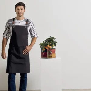 Clip ‘n’ Clasp Cross-Back Bib Apron