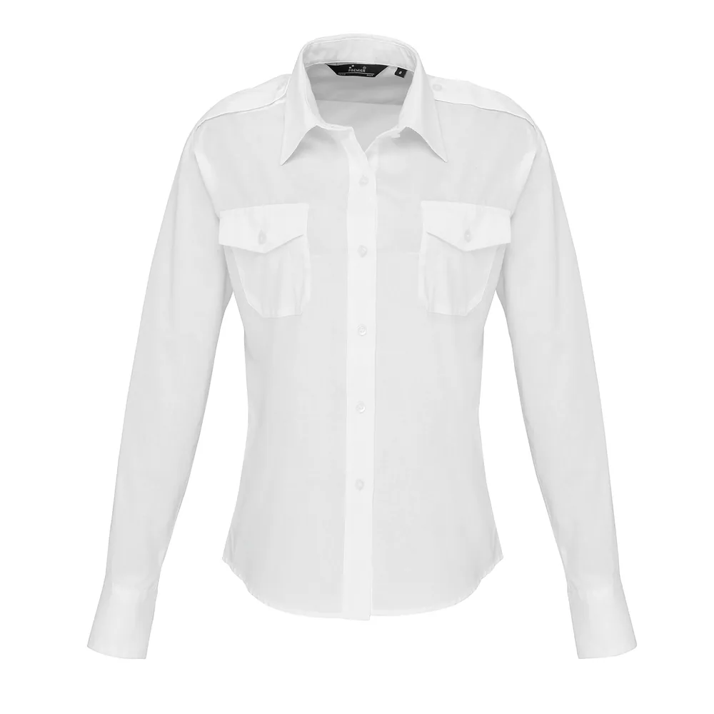 Women´s Long Sleeve Pilot Shirt – Image 2