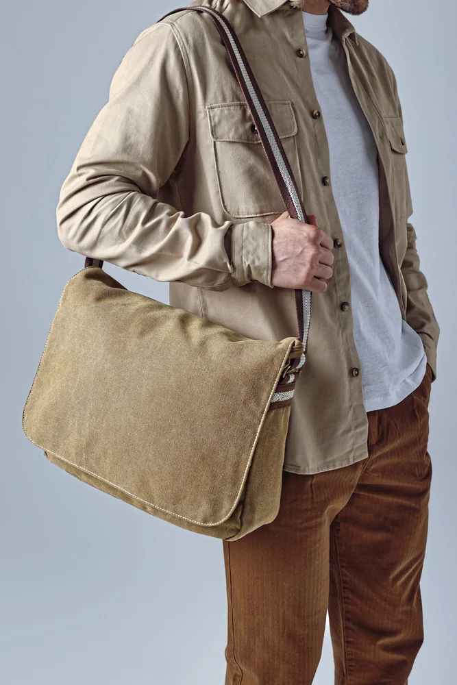 Vintage Canvas Despatch Bag