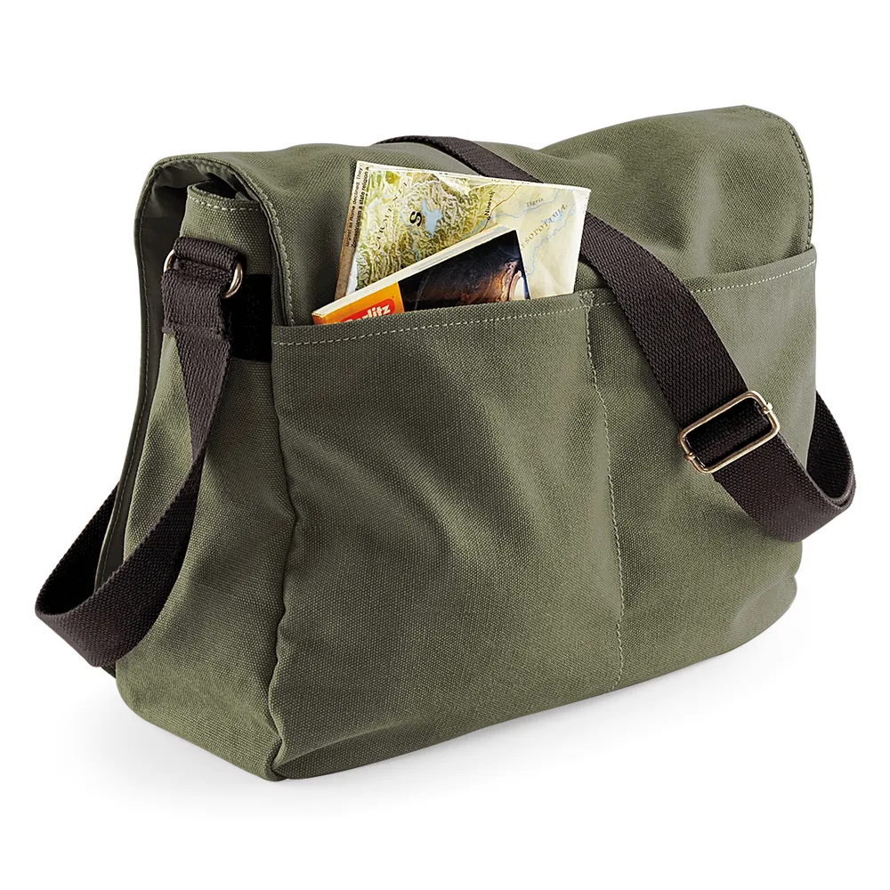 Vintage Canvas Despatch Bag – Image 3