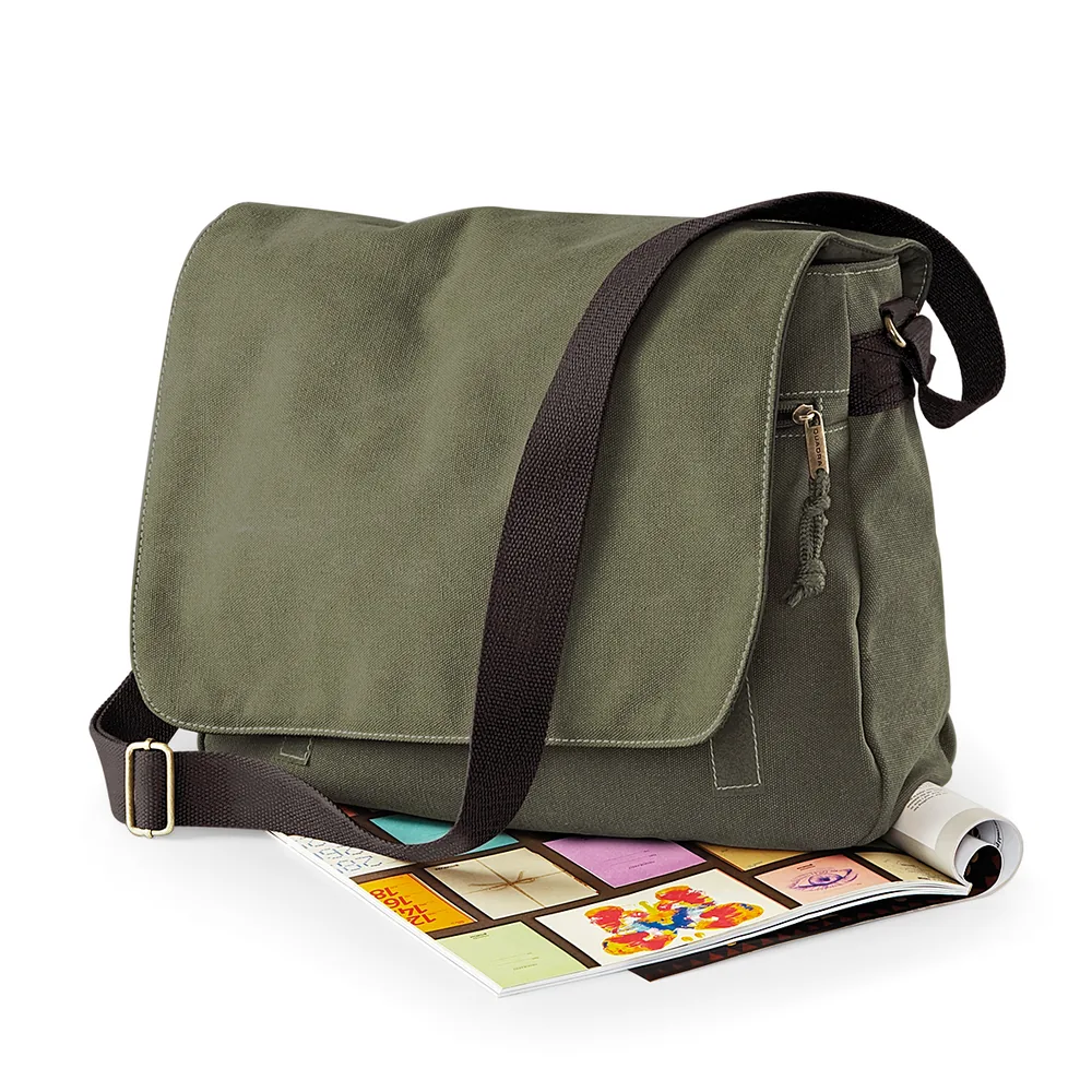 Vintage Canvas Despatch Bag – Image 4