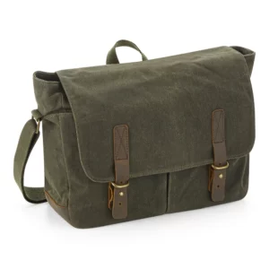 Heritage Waxed Canvas Messenger