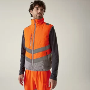 Hi-Vis 2-Tone Thermal Baffle Bodywarmer