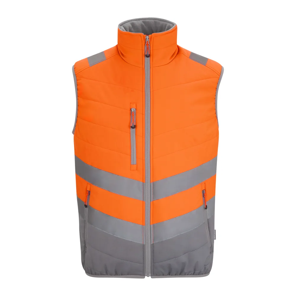 Hi-Vis 2-Tone Thermal Baffle Bodywarmer – Image 2