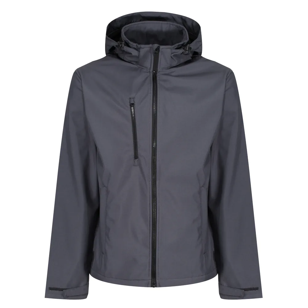 Venturer 3-Layer Printable Hooded Softshell Jacket – Image 2