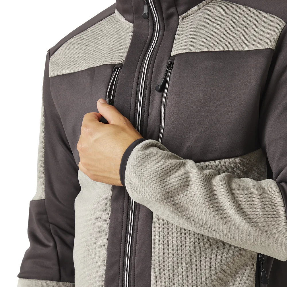 E-volve Unisex Knit Effect Stretch Midlayer Jacket – Image 4